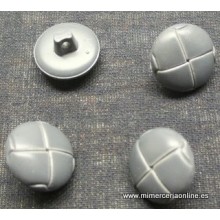 Botón de color gris, 20mm