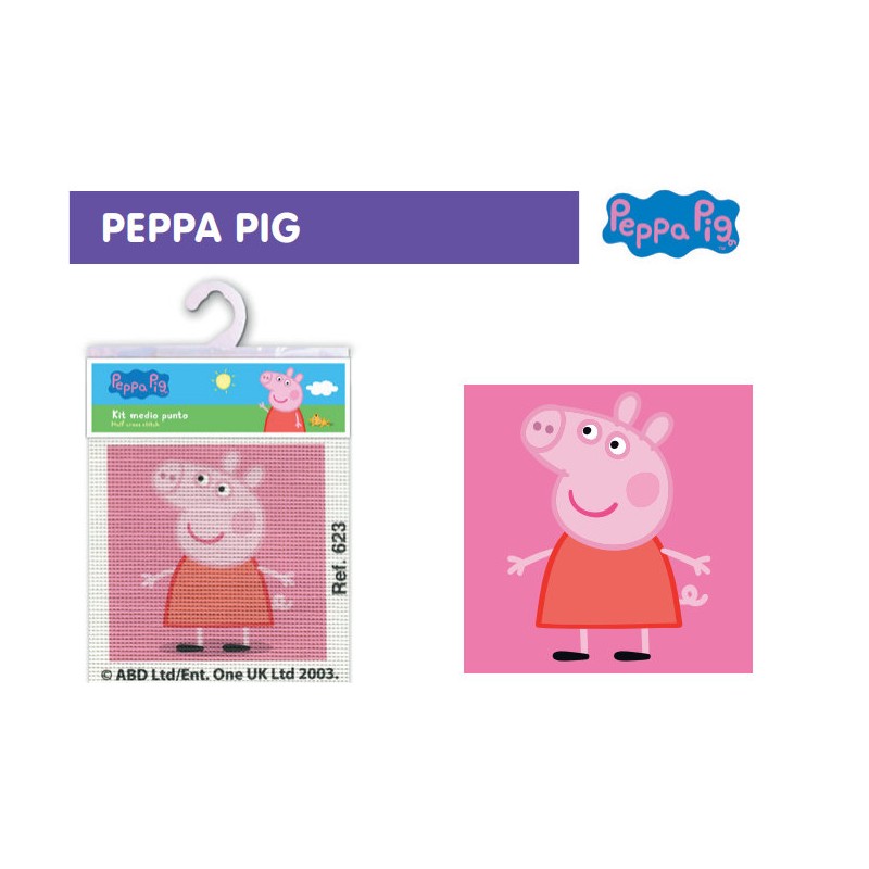 Vislumbrar Ten cuidado Duque Kit medio punto Peppa Pig, producto oficial