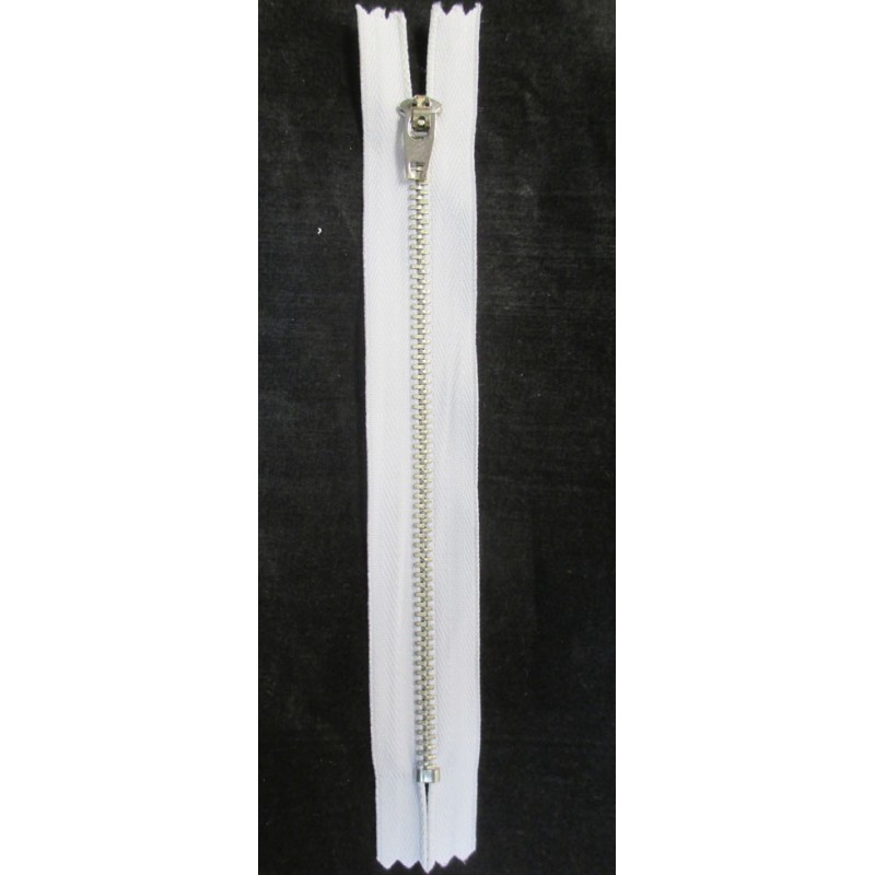 Cremallera Nylon Cerrada Color Blanco Largo (centimetros) 16 cm