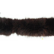 Cuello con vivo de imi-piel 7cm ancho para capucha