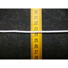 Cordón de nylon blanco, 3 mm